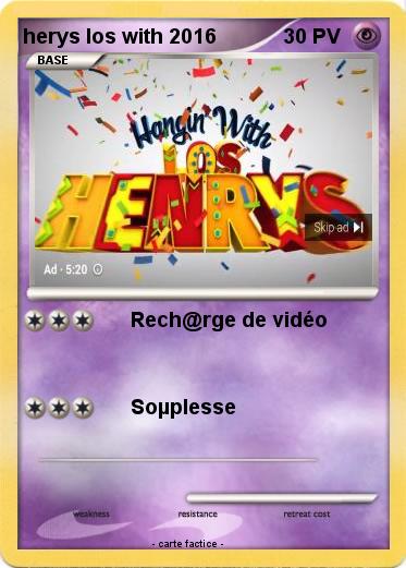 Pokemon herys los with 2016
