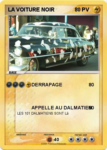 Pokemon LA VOITURE NOIR