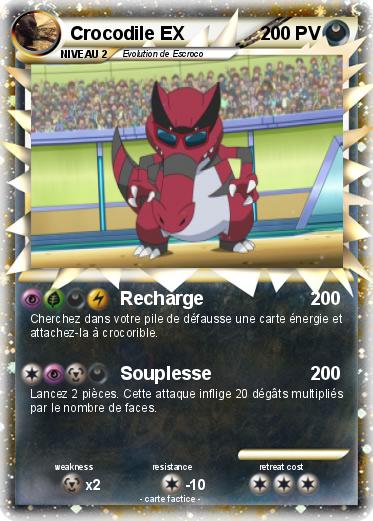 Pokemon Crocodile EX