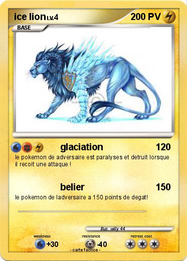 Pokemon ice lion
