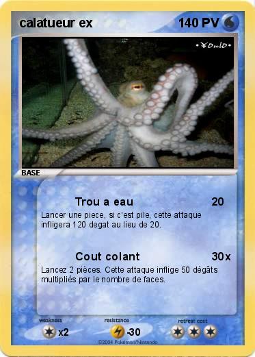 Pokemon calatueur ex