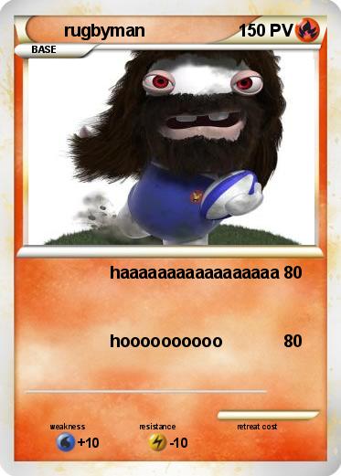 Pokemon rugbyman