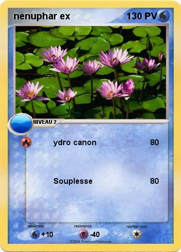 Pokemon nenuphar ex
