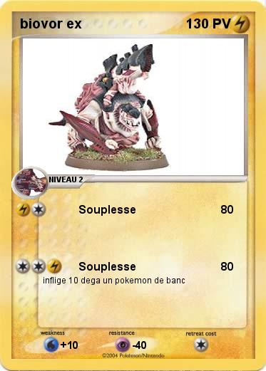 Pokemon biovor ex