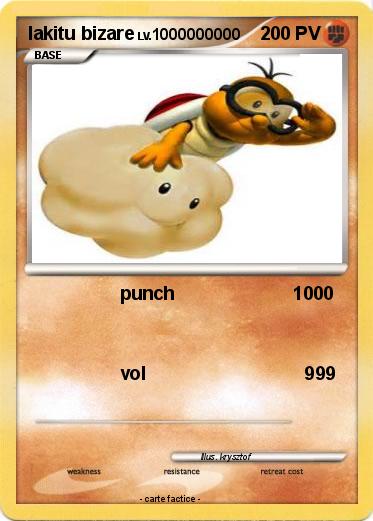 Pokemon lakitu bizare
