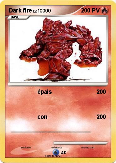 Pokemon Dark fire