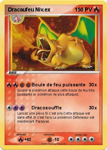 Pokemon Dracaufeu Niv.ex