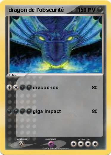 Pokemon dragon de l'obscurité