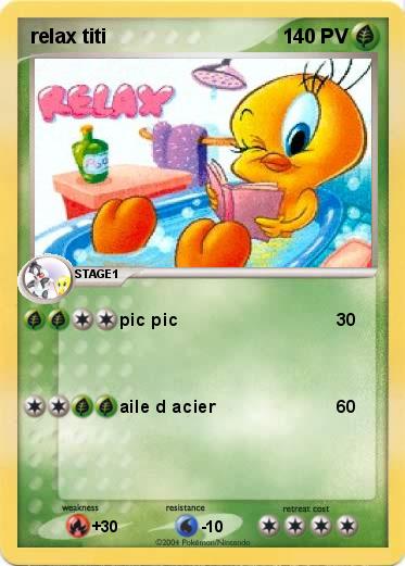 Pokemon relax titi