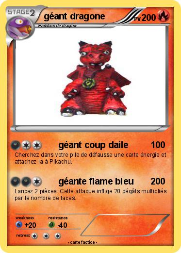 Pokemon géant dragone