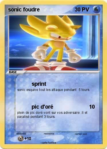 Pokemon sonic foudre
