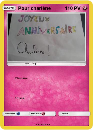 Pokemon Pour charlène