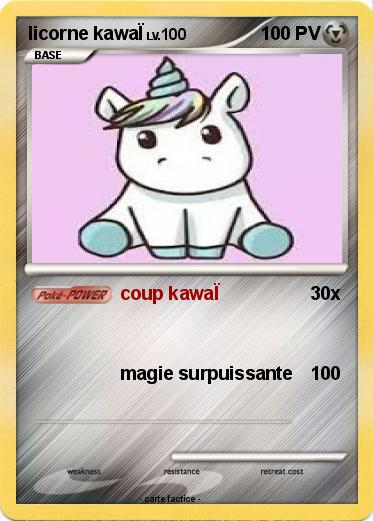 Pokemon licorne kawaÏ