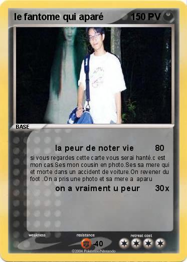 Pokemon le fantome qui aparé