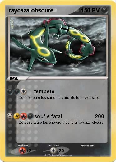 Pokemon raycaza obscure