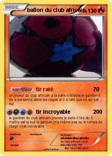 Pokemon ballon du club africain