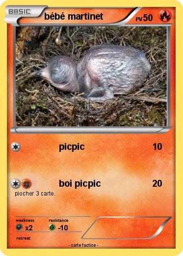 Pokemon bébé martinet