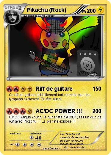 Pokemon Pikachu (Rock)