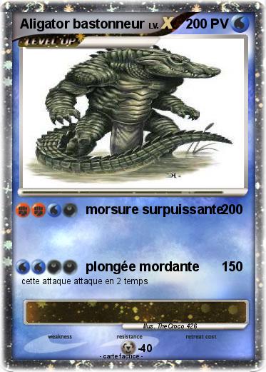 Pokemon Aligator bastonneur