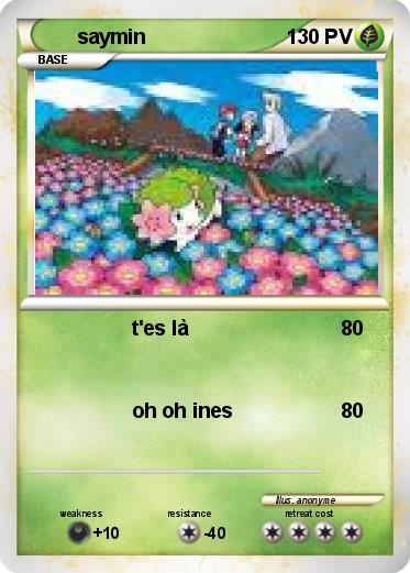 Pokemon saymin