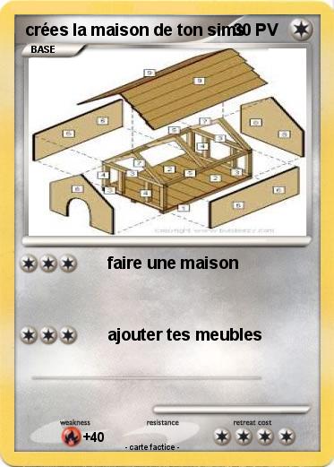 Pokemon crées la maison de ton sims