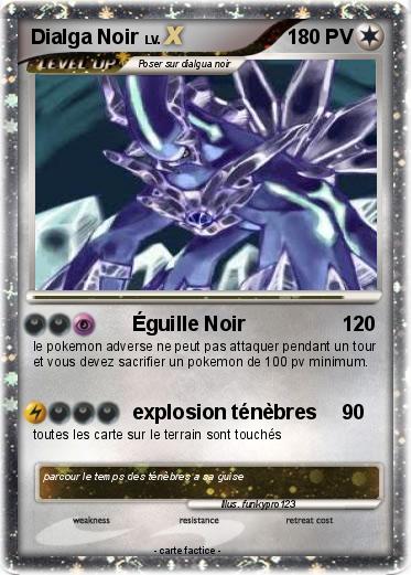 Pokemon Dialga Noir