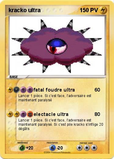 Pokemon kracko ultra