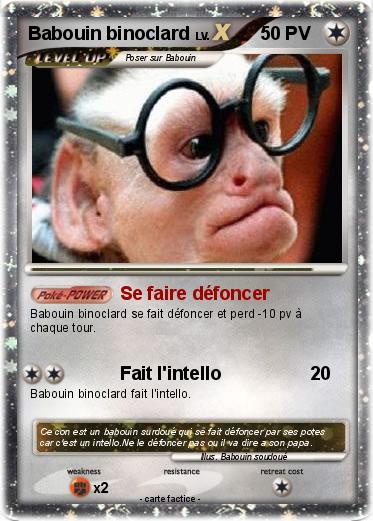 Pokemon Babouin binoclard