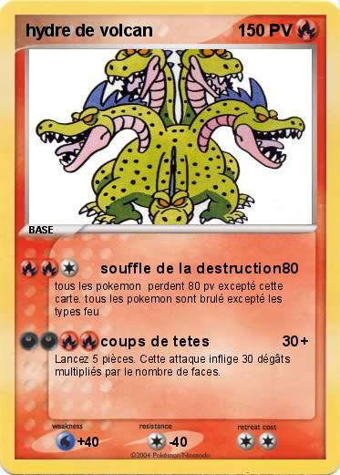 Pokemon hydre de volcan