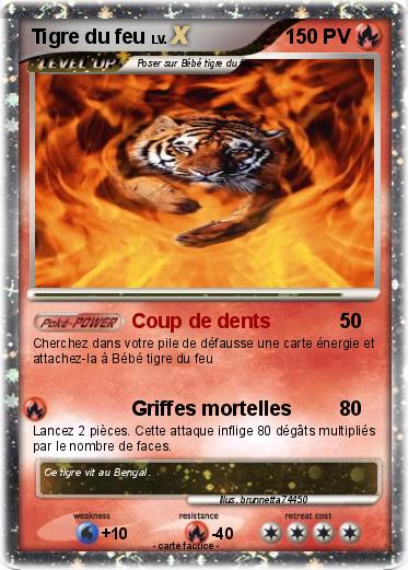 Pokemon Tigre du feu