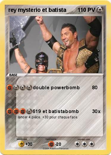Pokemon rey mysterio et batista