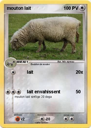 Pokemon mouton lait
