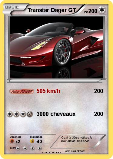 Pokemon Transtar Dager GT