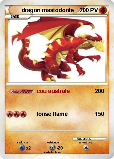Pokemon dragon mastodonte
