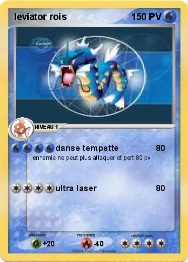 Pokemon leviator rois