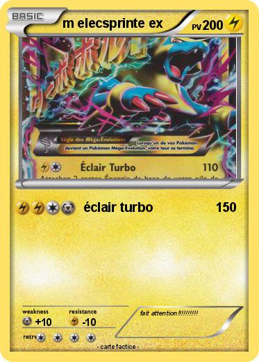 Pokemon m elecsprinte ex