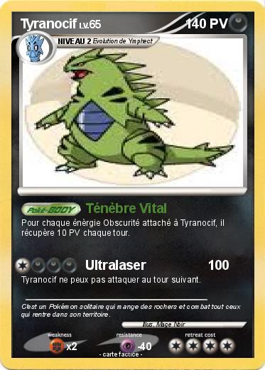 Pokemon Tyranocif