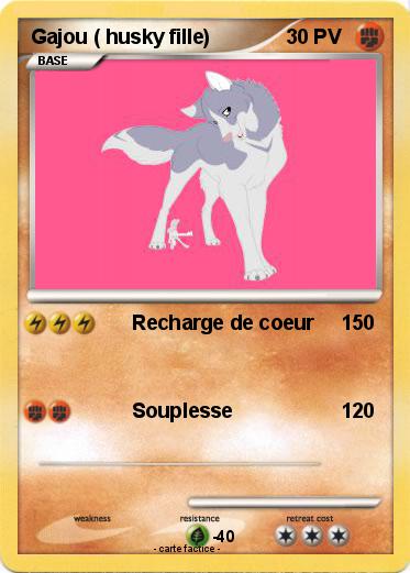 Pokemon Gajou ( husky fille)