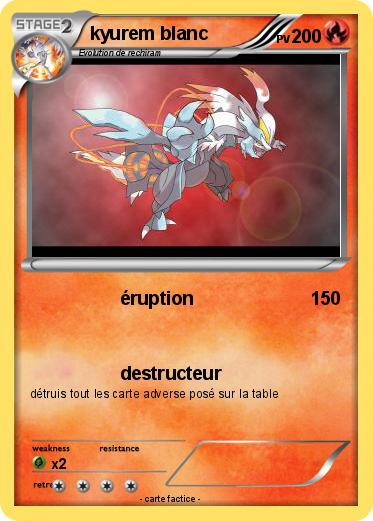 Pokemon kyurem blanc