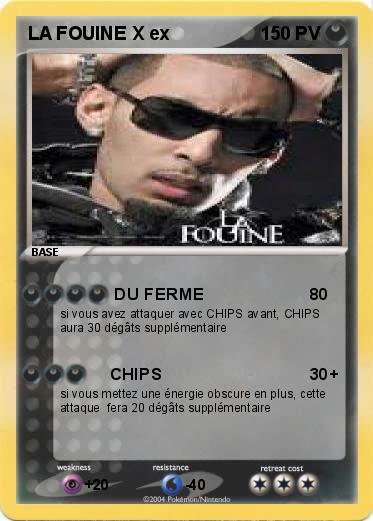 Pokemon LA FOUINE X ex