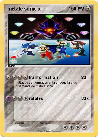 Pokemon metale sonic x 