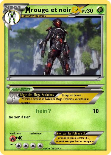 Pokemon rouge et noir