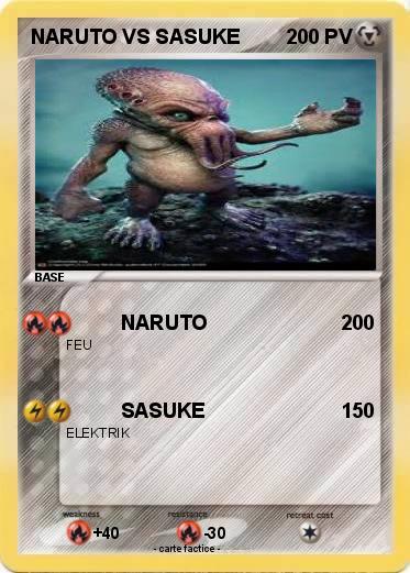 Pokemon NARUTO VS SASUKE