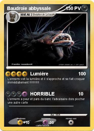 Pokemon Baudroie abbyssale