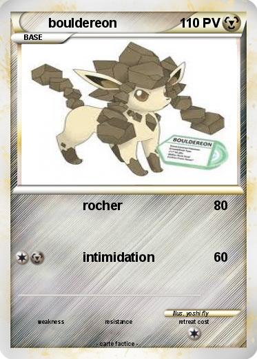 Pokemon bouldereon