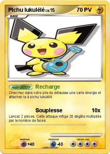 Pokemon PIchu lukulélé