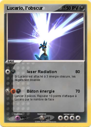 Pokemon Lucario, l'obscur