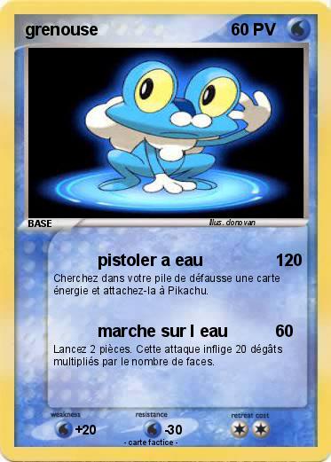 Pokemon grenouse