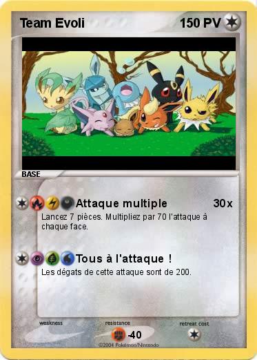 Pokemon Team Evoli