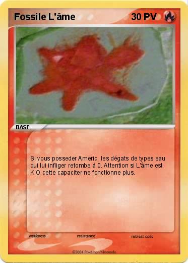 Pokemon Fossile L'âme